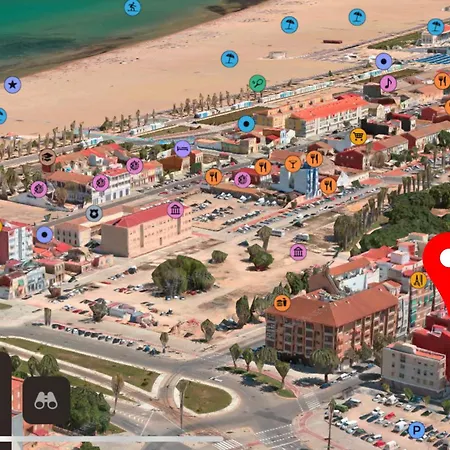 Apartamento Queen Apt, 2min To Beach, Terrace, 3bd, 6pax