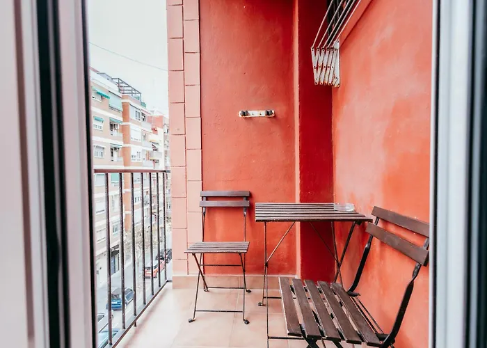 Queen Apt, 2min To Beach, Terrace, 3bd, 6pax Apartmán Valencie